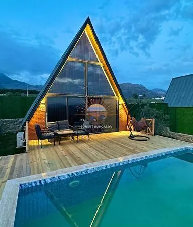 4 Kisilik Mustakil Havuzlu, Sunset Bungalov 2 *