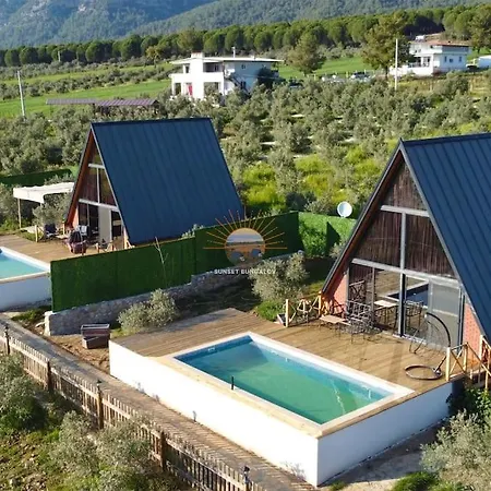 4 Kisilik Mustakil Havuzlu, Sunset Bungalov 2 Mugla