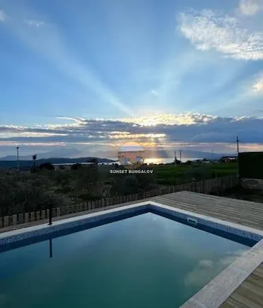 4 Kisilik Mustakil Havuzlu, Sunset Bungalov 2 فيلة موجلا